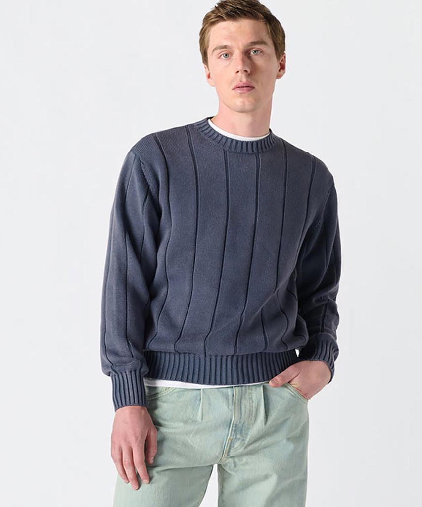Noa (U) Drop Needle Sweater Deep Blue