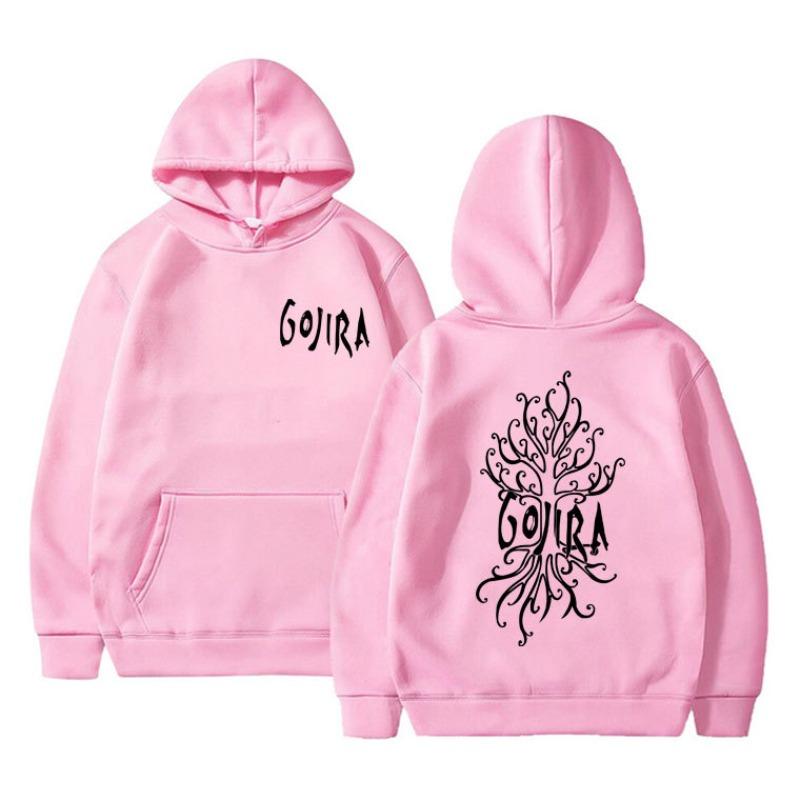 French Metal Band Gojira The Link Alive Music Album Cover Do Fabric Street Hoodie Skating Running Sweatshirt Cyberpunk Style