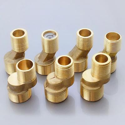 Регулировка угла Наклонная Изогнутая Ножка Медный Адаптер для Душевого Смесителя Фурнитура для Ванной