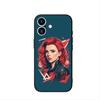 Чехол для телефона с изображением постера Marvel Черная Вдова для Apple iPhone 16 15 14 Plus 13 12 Mini 17 Pro Max + 16E Air 16+ ProMax