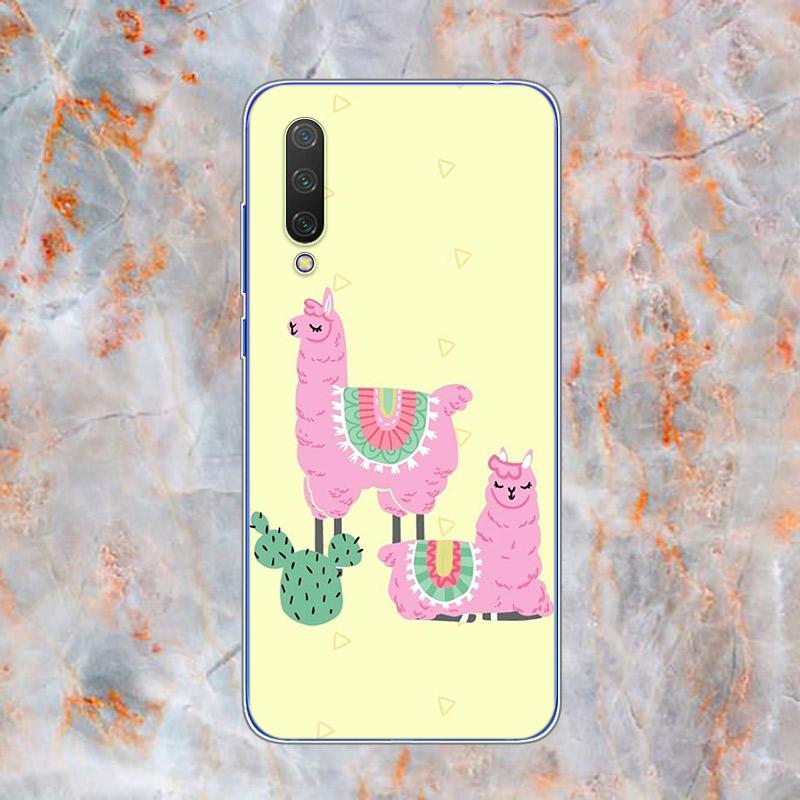 Мягкий силиконовый чехол из ТПУ с изображением ламы альпаки для Xiaomi Mi Note 11 10T 10 9 9T SE 8 Lite Pro Ultra 5G, чехол для телефона