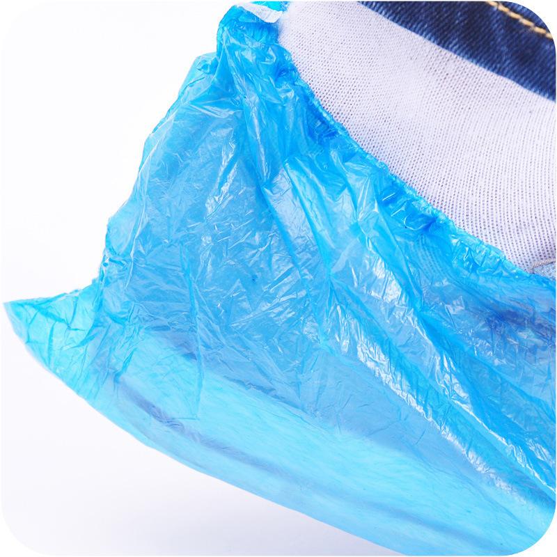Disposable Plastic Shoe Cover Thick Wear-resistant PE Shoe Cover Non-slip Dustproof and Waterproof Shoe Cover
