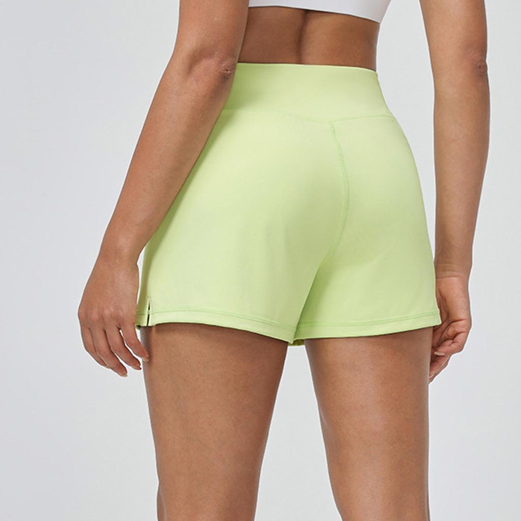 Женские шорты с высокой талией длиной до колена с карманами для женщин, йоги, ходьбы, бега, спортивных шорт для спортзала