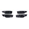 4pcs Car Door Armrest Panel Leather Cover Replace Trim For VW Golf 7 2014-2018