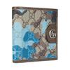 GUCCI Leather Wallet Men's Blue 834271-FAFIB-8941