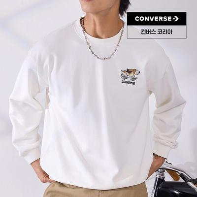 Converse Флисовый топ с графическим принтом животного Ucj420 W2y