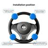 Автомобильный чехол на руль с защитой от скольжения на 360 градусов, вращающаяся ручка, ручка усилителя, защитный шариковый элемент для ручного управления, универсальная