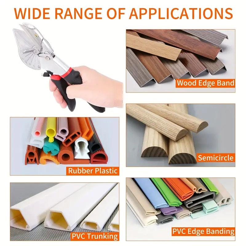 Многоугольные ножницы для скоса, угловые ножницы 45-135°, сайдинг, резак для проводов, многоцелевые ножницы для прокладки кабельных каналов, ручные инструменты