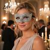 Classic Venetian Masquerade Masque Bling Rhinestone for Women, Sparkly Party Half Comfortable Prom Women Face Eye Halloween, Mardi Gras, Ball Costume