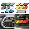 3 Colors Front Grille Badge Emblem Logo For T/oyota T/acoma T/undra 4Runner TRD Highlander Rav4 CHR Strip Air Inlet Car Accessories