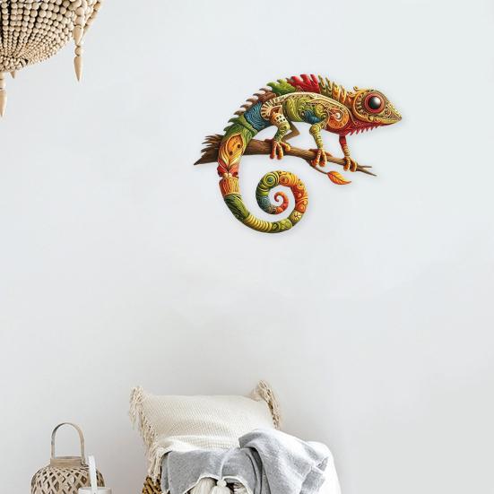 Украшение для стены в виде ящерицы-геккона, ручная работа, водонепроницаемый, устойчивый к ультрафиолетовому излучению, декор в виде ящерицы для внутреннего и наружного использования
