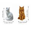 Nordic-Style Desktop Cat Ornaments Cute Sitting Cat Sculpture Cat Statue  Living Room Decor