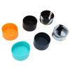 6Pcs Water Bottle Boot Food Grade Silicone Anti Slip Assorted Colors Protective Silicone Boot for Family Office Travel