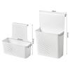 No-Drilling Cabinet Door Storage Shelf Wall Mounted Side Hanging Basket  Bathroom