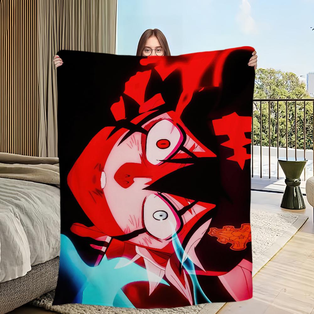 Anime B-Black C-Clover Printed comfortable and soft sofa, living room bed, bedroom blanket suitable for travel and gifts