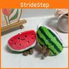 Cute Watermelon Plush Keychain With Pp Cotton Filling For Bag Decoration And Collectors