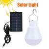 Solar LED Light Bulb Portable Solar Powered Solar Energy Lamp Lantern With Solar Panel For Home Emergency Lighting Outdoor Hiking Camping