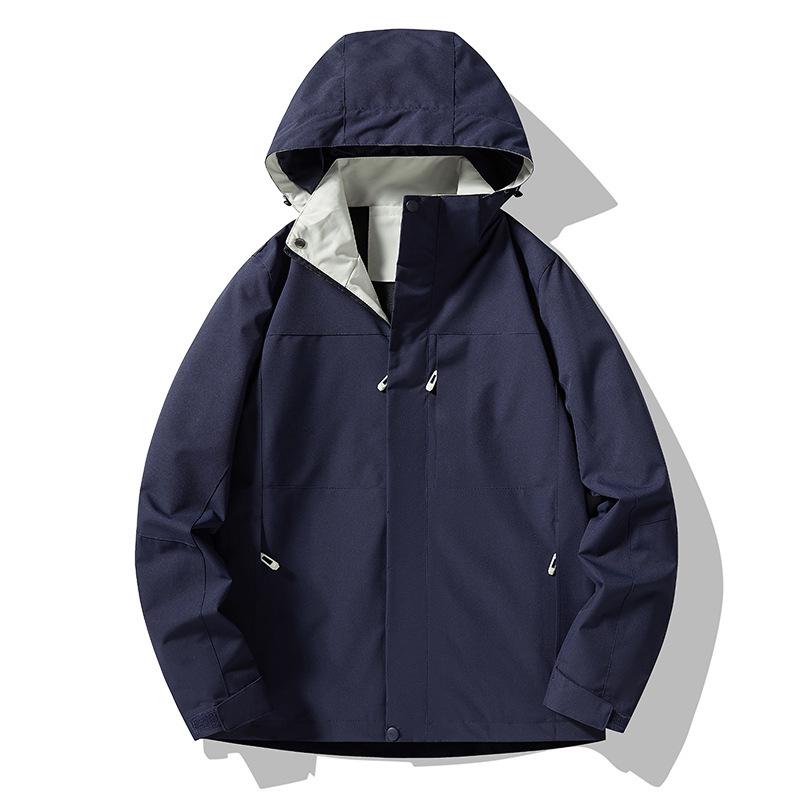 2024 Spring/Autumn Waterproof Windproof Hooded Jacket for Outdoor Sports & Leisure