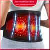 Electric Heating Elastic Massage Belt Waist Support Muscle Relax 3 Levels Vibration Lower Lumbar Decompression Back Brace