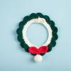 Cat Collar Hand Knitted Yarn Pet Accessories Cat Scarf Dog Scarf Adjustable