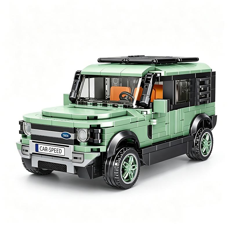 Off-road SUV Building Blocks Model, Adventure Vehicle DIY Assembly Bricks Toy, Sports Car, Vintage Limousine, Car Toy