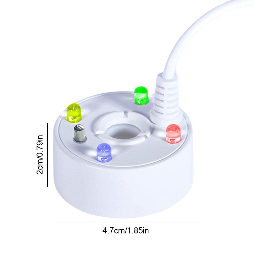 USB Туманообразователь с 4 цветными светодиодами, фонтан, пруд, машина для тумана, распылитель, увлажнитель воздуха для украшений на Хэллоуин