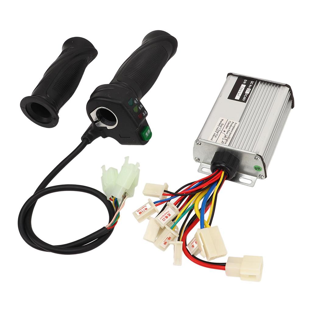 48V 1000W Brushed Controller and Throttle Grip For Electrical Scooter Bicycle Tricycles