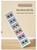 Transparent Plastic Foldable Shoe Storage Box - No-Installation Dustproof Shoe Cabinet & Movable Rack.