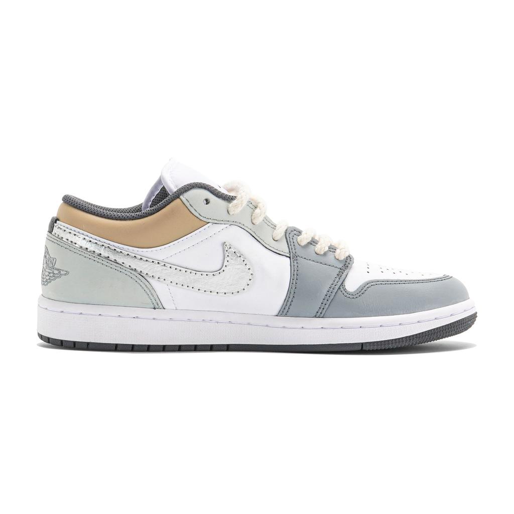 Jordan Air Jordan 1 Винтажные Баскетбольные Кроссовки Унисекс Низкие Белые 553558-152(Команда210-)
