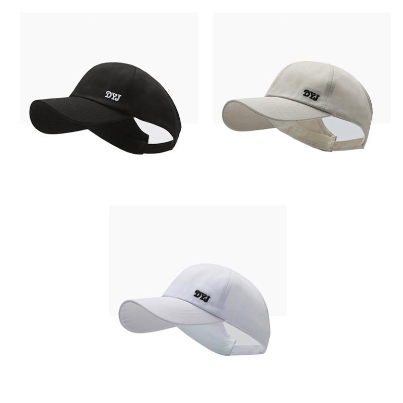 Letter Dyj Baseball Cap Summer Uv Protection Hat Breathable Sport Peaked Caps