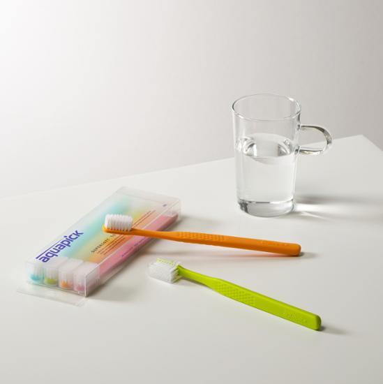 Зубная щетка Aquapick super soft, 4 упаковки