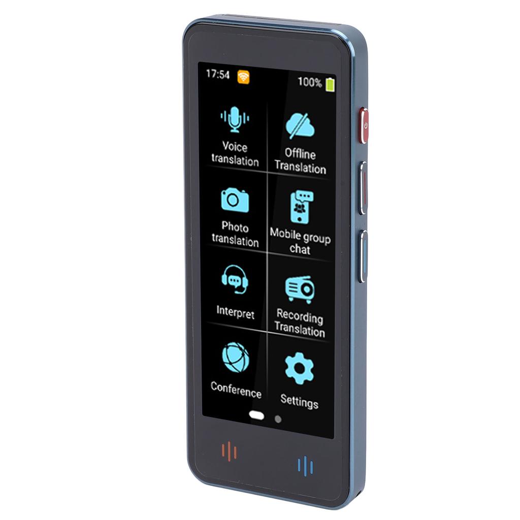 Переводчик языков с искусственным интеллектом, сенсорный экран, 134 языка, онлайн-переводчик, портативный переводчик для учебы