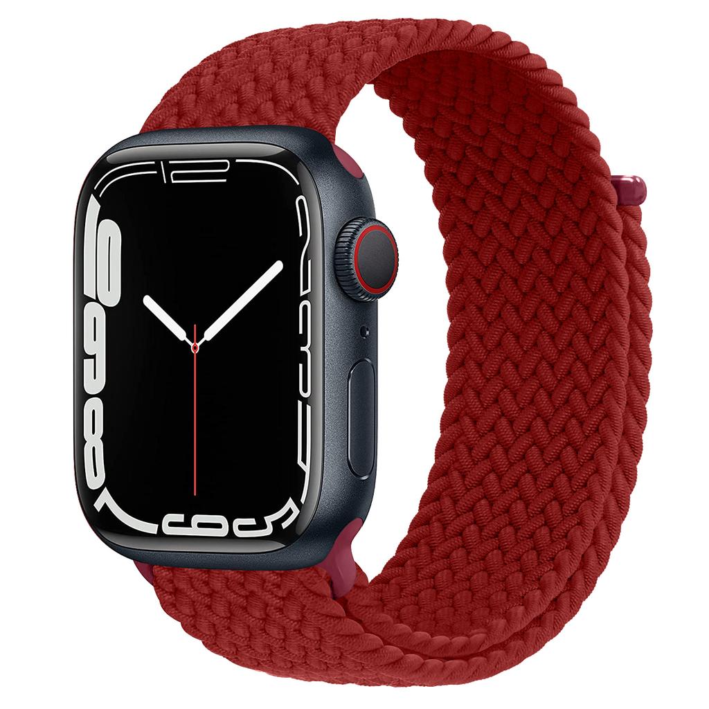 Ремешок для Apple Watch 44 мм 40 мм 45 мм 41 мм 42 мм ultra 49 мм correa Плетеный браслет Solo Loop Apple watch series 7 3 5 se 6 8