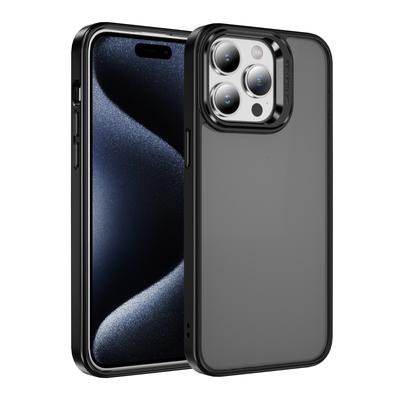 Для iPhone15 Pro Чехол с ощущением кожи, Приятный на ощупь, Ультратонкий, Защита от отпечатков пальцев, Полностью закрытые края. для чехла для телефона Apple