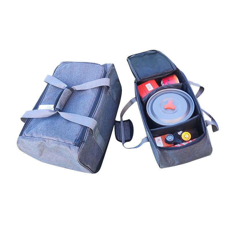 Portable Camping Cookware Set with Storage Bag for Outdoor Picnic