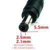 1 шт., адаптер питания переменного тока в постоянный ток 100-240 В, адаптер зарядного устройства 5 В, 12 В, 1 А, 2 А, 1,5 А, вилка стандарта Великобритании, ЕС, 5,5 мм x 2,1 мм, 5,5 мм x 2,5 мм/вилка 5v3aDC