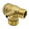 Air Compressor Check Valve Copper Exhaust Tube Replacement External Thread