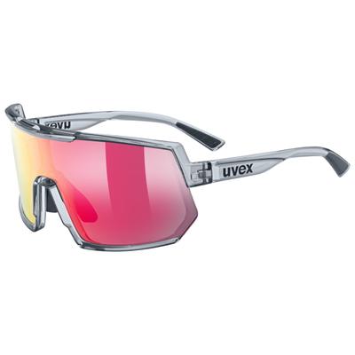 Uvex Спортивные солнцезащитные очки Sportstyle 235 с зеркальным покрытием UV400 для защиты при езде на велосипеде и занятиях на открытом воздухе, с защитой от запотевания, линзы,