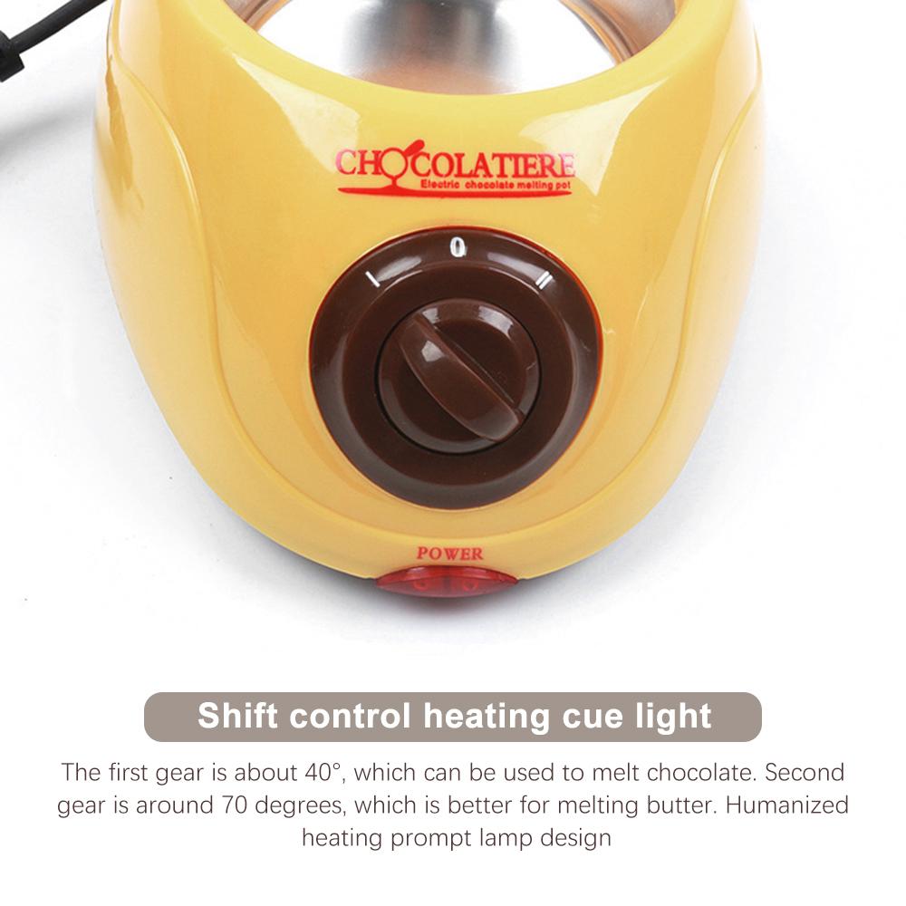 Шоколадный горшок для плавления шоколада, устройство для приготовления горячего шоколада с формами-лопатками и 10 деревянными палочками