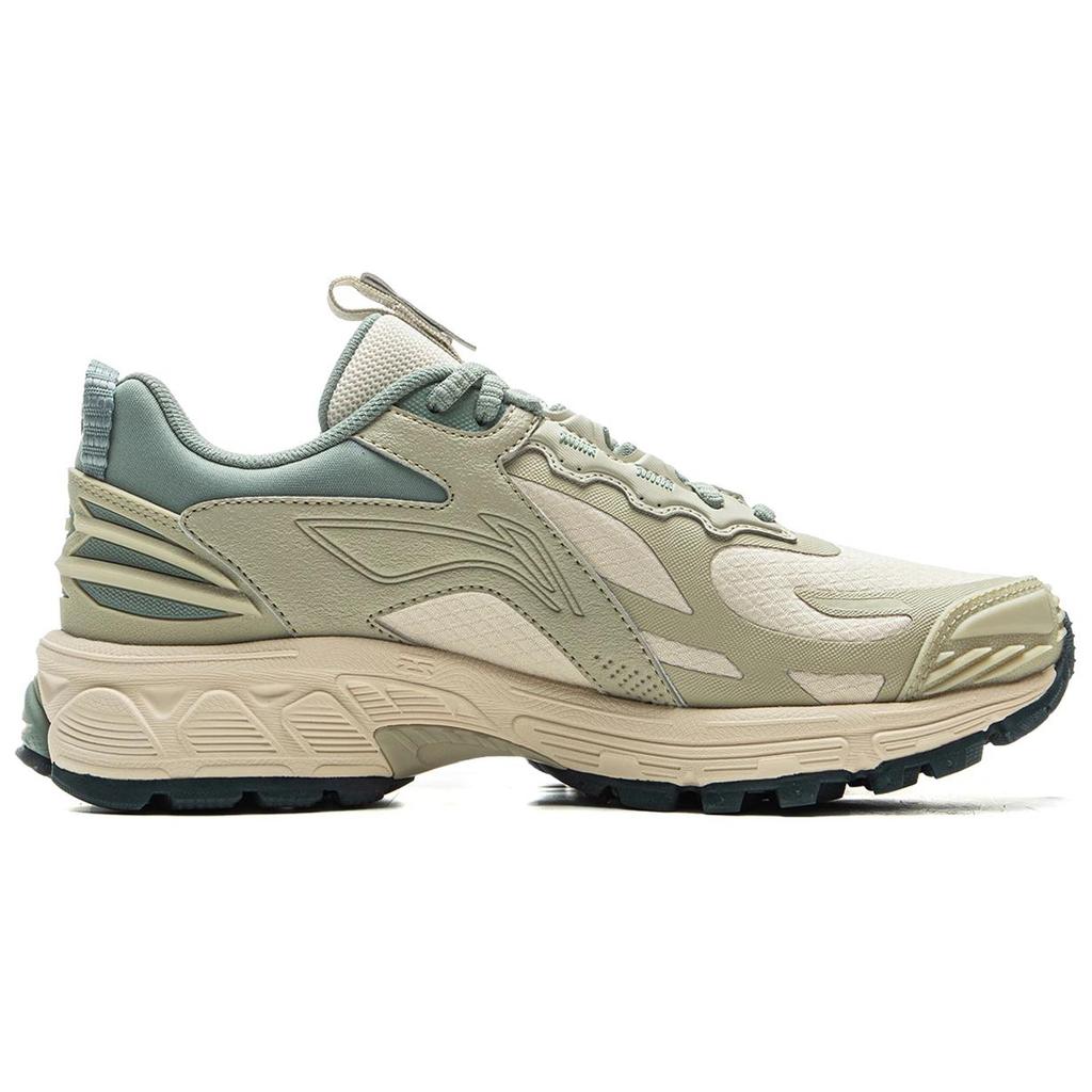 Кроссовки Li Ning Fuyiao 2.0 Trail Classic Retro с двойной амортизацией, устойчивой поддержкой, нескользящие, износостойкие, с низким верхом, для повседневного бега, женские кроссовки ARXU010-5