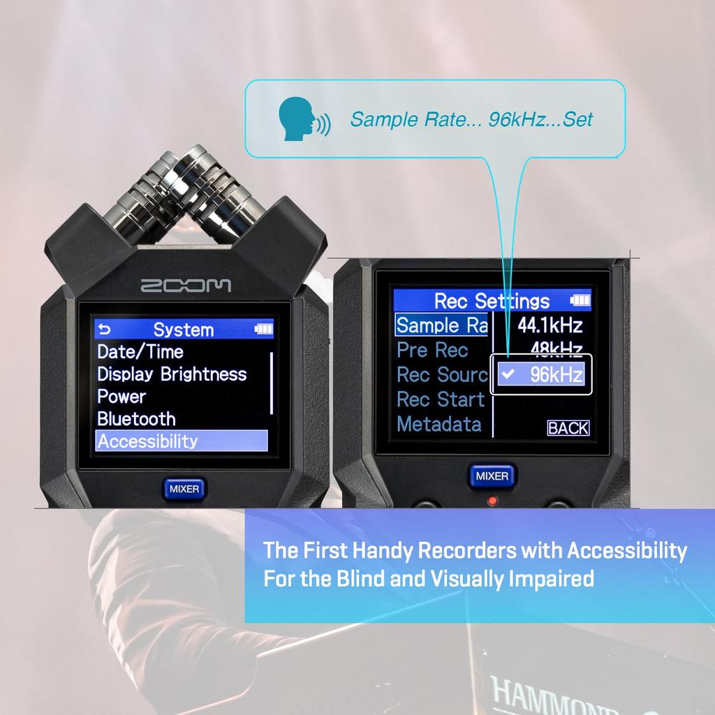 ZOOM H4essential Handy Recorder Black 32bit Float 4 Track Timecode Подкаст Музыкальный инструмент Выступление ASMR Интервью Специальные возможности