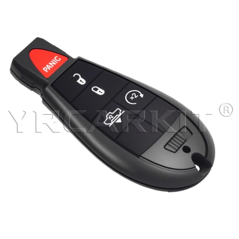GQ4-53T Брелок Дистанционный Ключ от Машины 433 МГц Чип ID46-PCF7961A для Dodge RAM 1500 2500 3500 4500 2013-2018 Chrysler Jeep Без логотипа