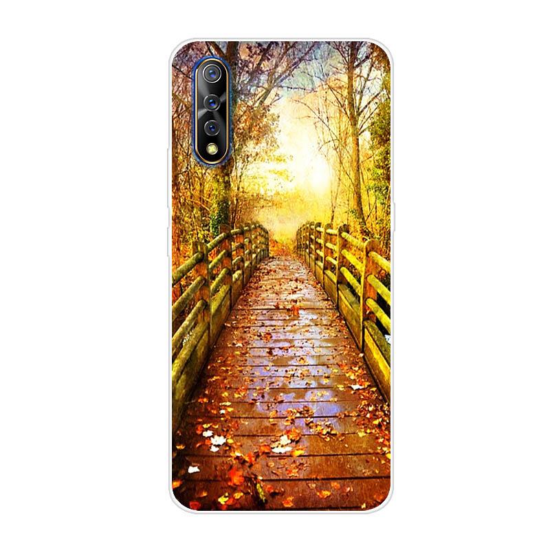 For Vivo V17 Neo Case Phone Cover Soft Silicone Printing Back Case Coque for Vivo V17 Neo Pro V17Neo Shockproof Cover V 17 Neo