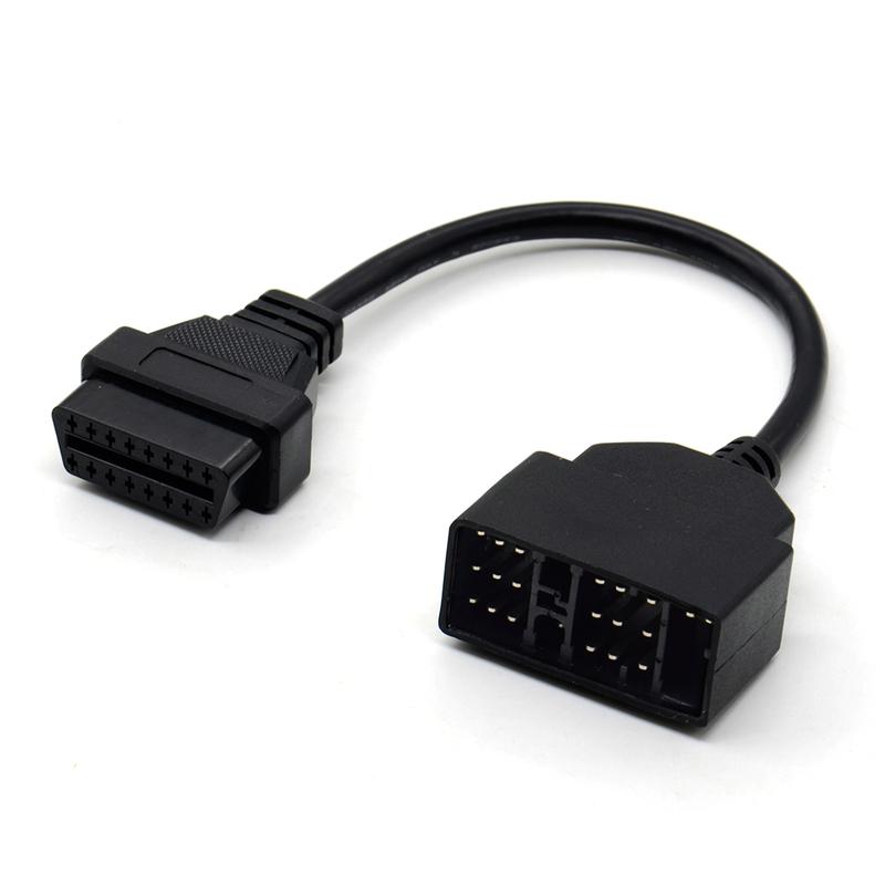 Best Quality 22 Pin To 16 Pin OBD2 Diagnostic Adapter Cable ForToyota Car Toyota 22pin to 16pin OBD To OBD2 Connect Cable