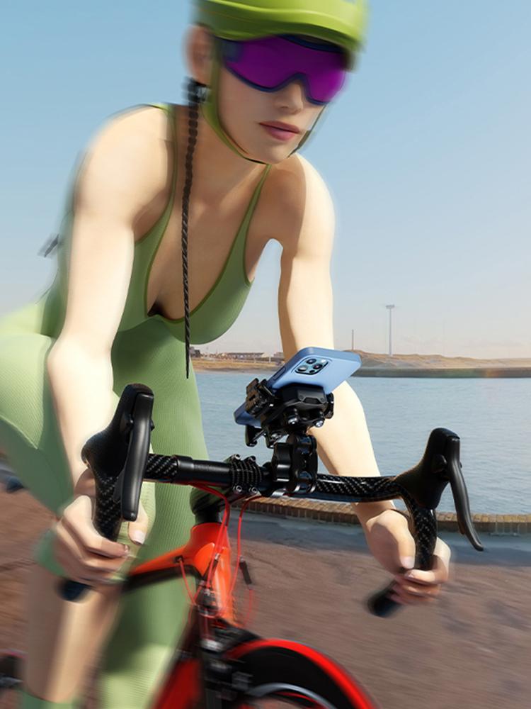 Подставка для мобильного телефона, антивибрационный руль, GPS-навигационный кронштейн, держатель для навигации на электрическом велосипеде для велосипеда, скутера, квадроцикла