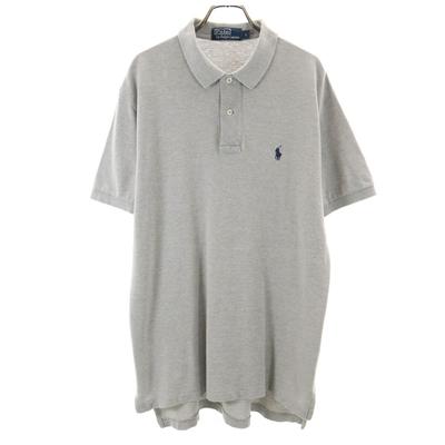 Polo by Ralph Lauren Рубашка-поло с коротким рукавом L серая Олененок Мужская Б/У