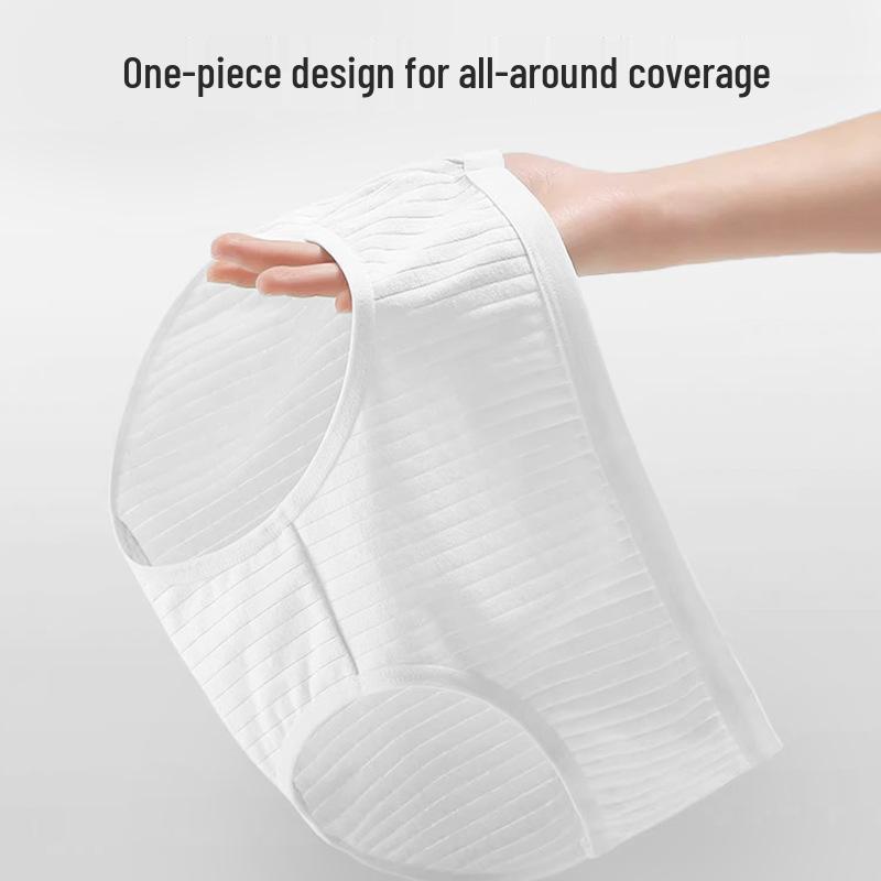 Женские одноразовые трусы из чистого хлопка: Удобное для путешествий, Не требующее стирки, Послеродовое нижнее белье, Доступны большие размеры