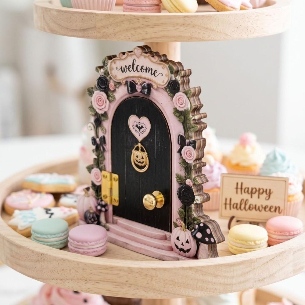 Pumpkin Mushroom Halloween Fairy Ghost Door Ornament Mouse Ghost Door Frame Halloween Party