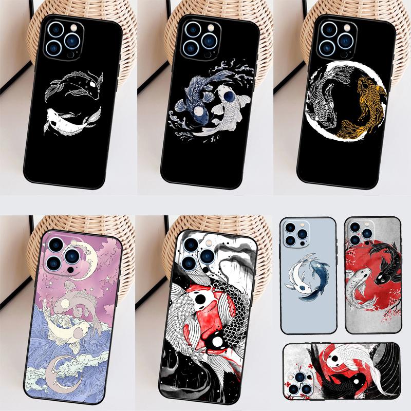 Чехол с изображением рыбы кои Инь-Ян для Samsung Galaxy S26 S25 Ultra S20 S21 S22 S23 S24 Plus S10 S25 FE Задняя крышка