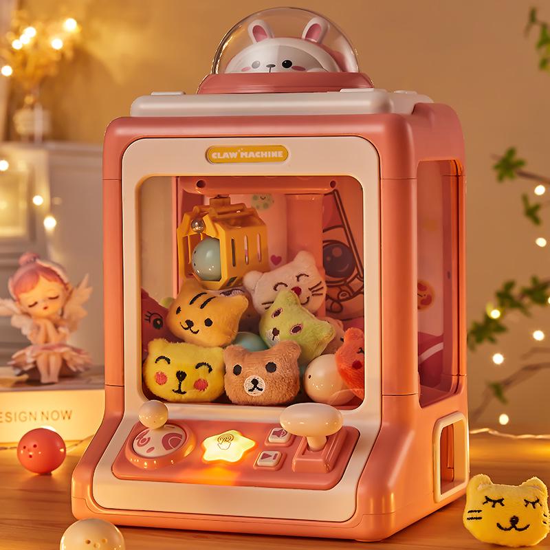 Little Rabbit Kids' Claw Machine - Cute Plush Toy with Sound & Light for Boys and Girls